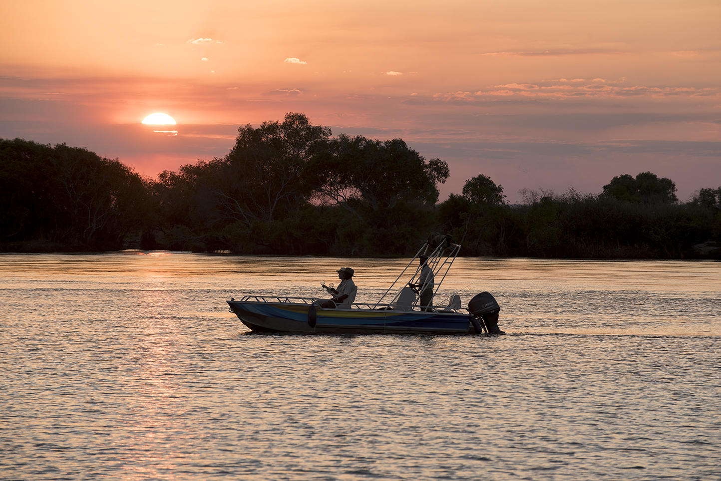 Sunset Bootstrip Sambesi River 