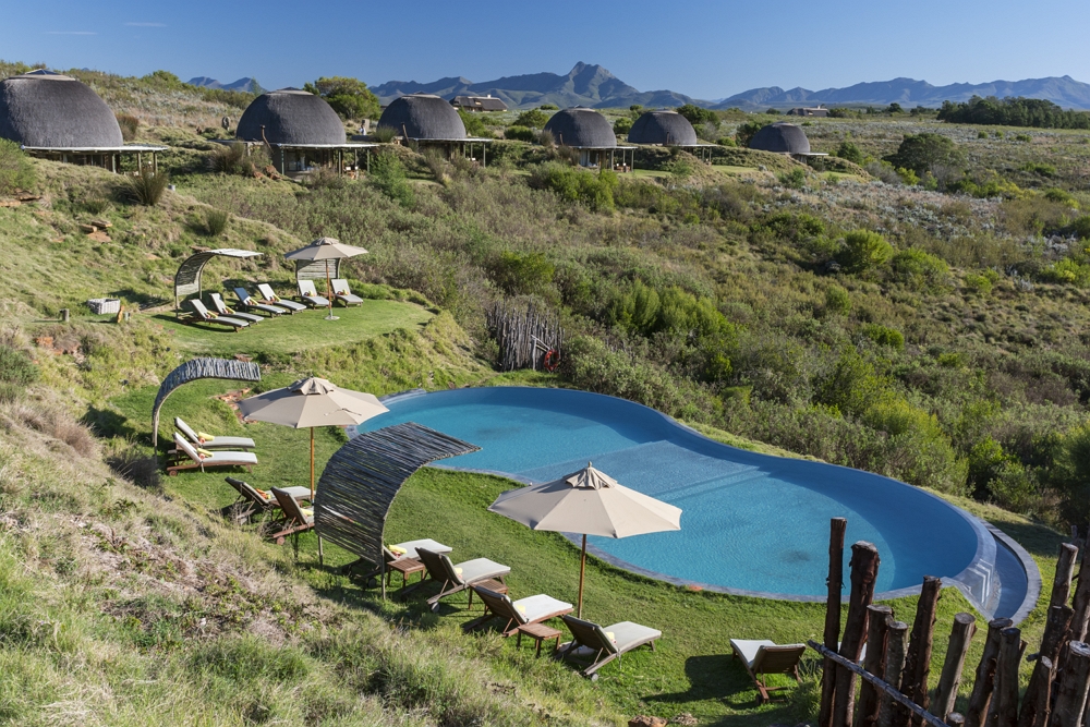 Kwena Lodge und Pool