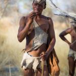 Auf Buschwalk mit den San People