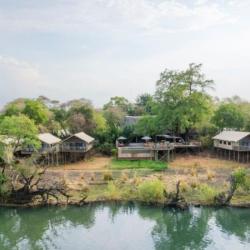 Das Jackalberry Chobe Camp am Chobe River in Botswana 