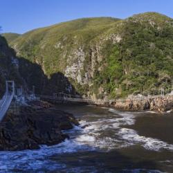 Die Suspension Bridge am Storms River Mouth