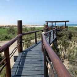Aussicht auf das Meer und die Lagune