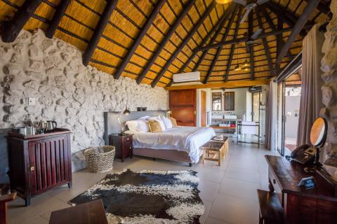 Innenausstattung der Chalets - Leopard Mountain Lodge 