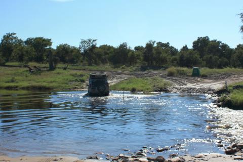 Wasserdurchfahrt