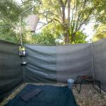 Botswana Safari - Busch Badezimmer Outdoor Abenteuer