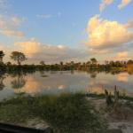 Kwando Kwara Okavango Delta - Reflexion im Wasser 