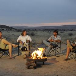 Abends am Campfire 