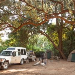 Campsite an der Chobe Safari Lodge