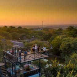 Der Lookout Turm - Namensgeber der Shongwe Lookout Lodge 