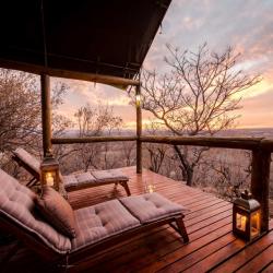 Bushwa Lodge Terasse 