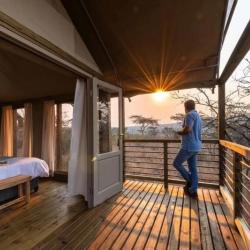Ndhula Tented Lodge Terasse