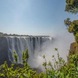 Die Victoria Fälle in Simbabwe 
